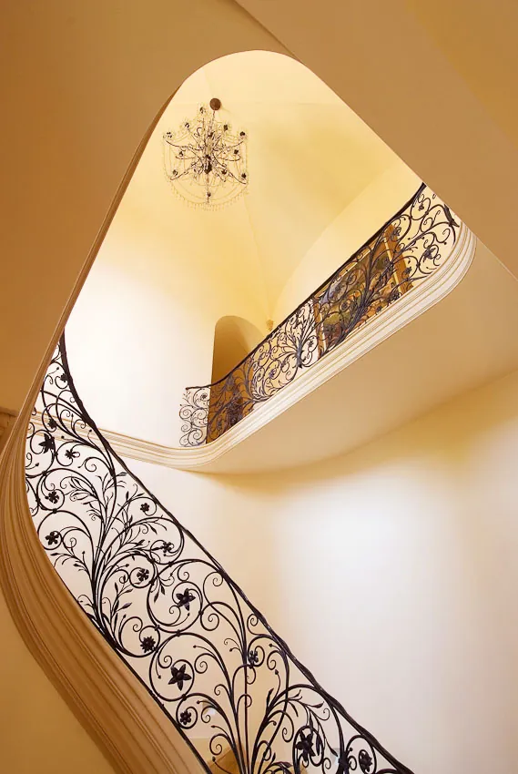 Villa interior showing vibrant and stylish design