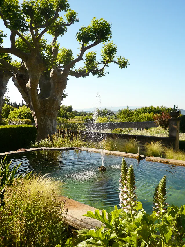 Le Pavillon de Galon gardens in Provence, photographed by Guy Hervais
