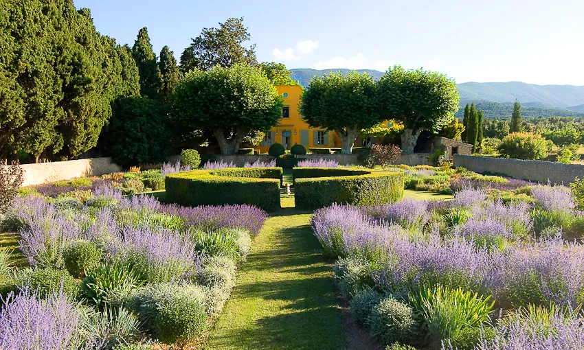 Le Jardin à la Française at Le Pavillon de Galon with 300-year-old trees