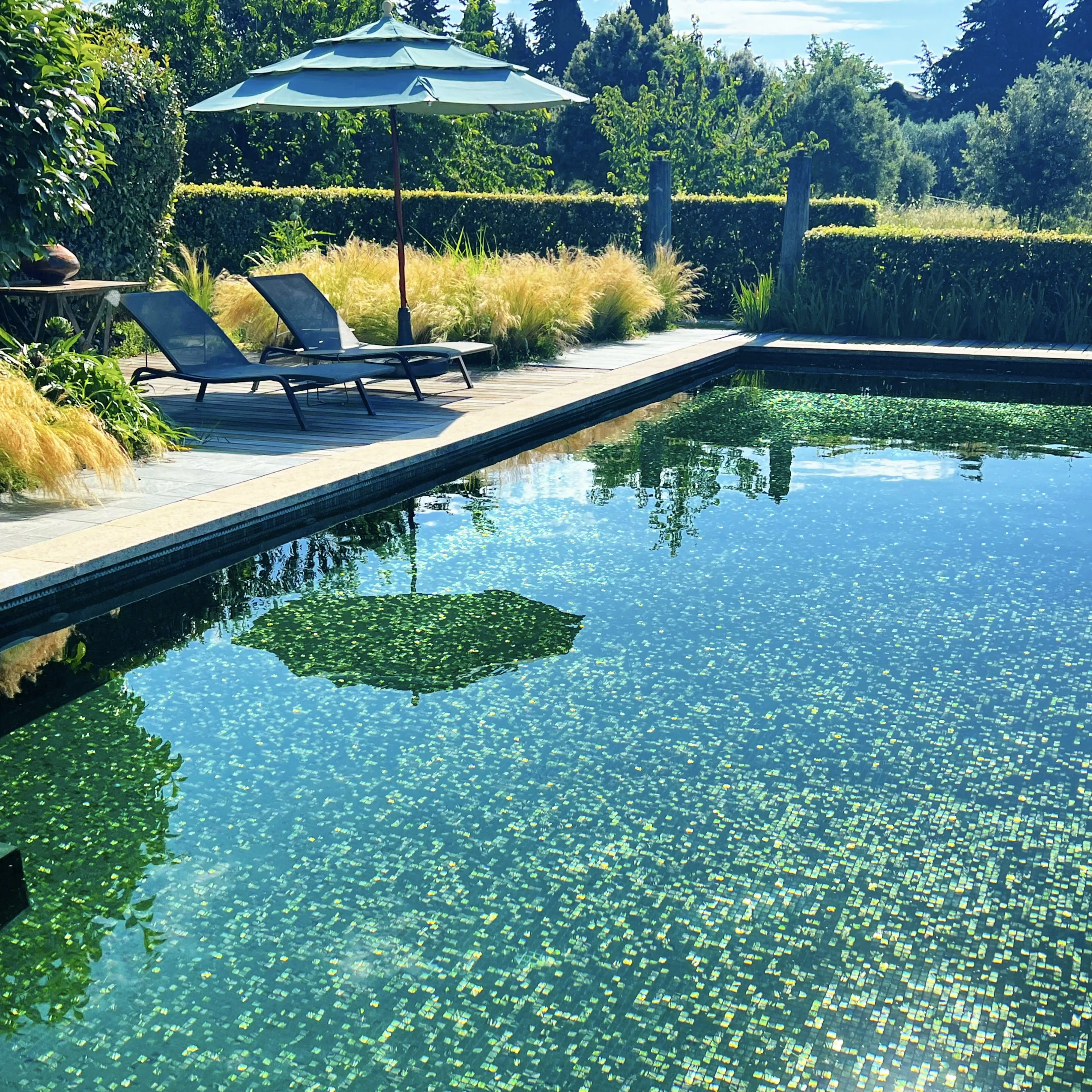 Detail water pool