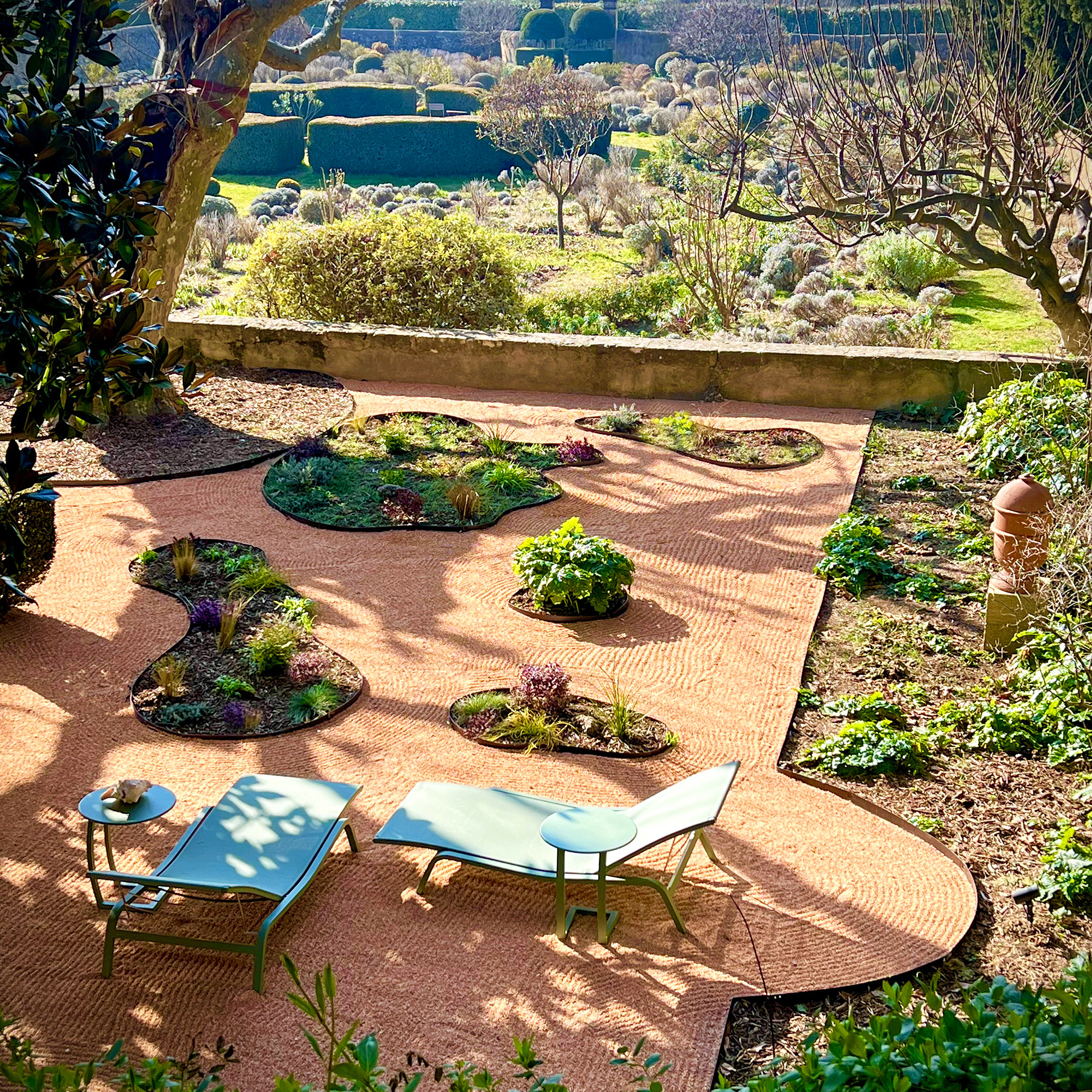 Le Pavillon de Galon - The Pink Garden. Your private garden at Suite #3